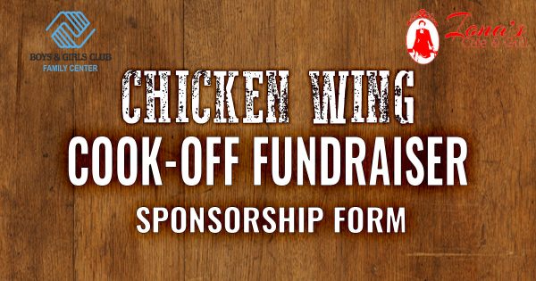 Chicken Wing Cook-Off Sponsorship Form